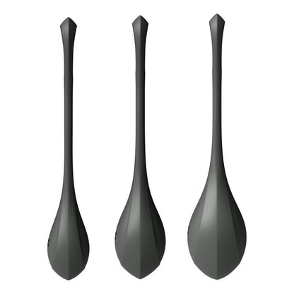 Satisfyer Yoni Power Balls 2 Black 3 Pc Set-9043873