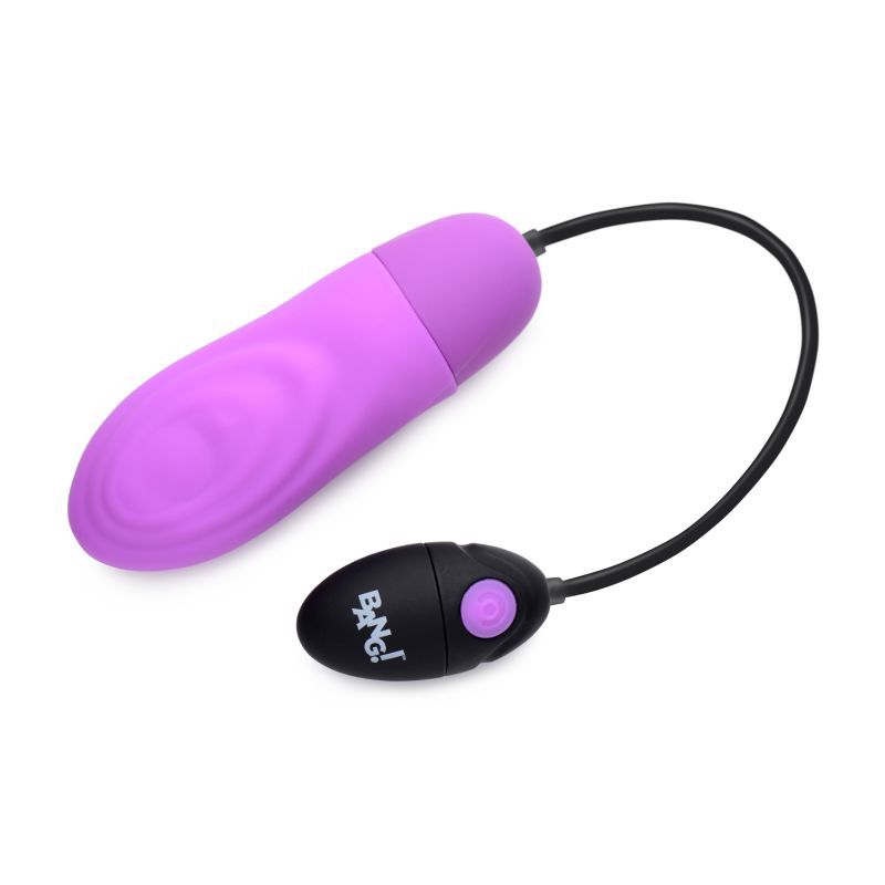 7X Pulsing Rechargeable Bullet Purple-AG521-PPL