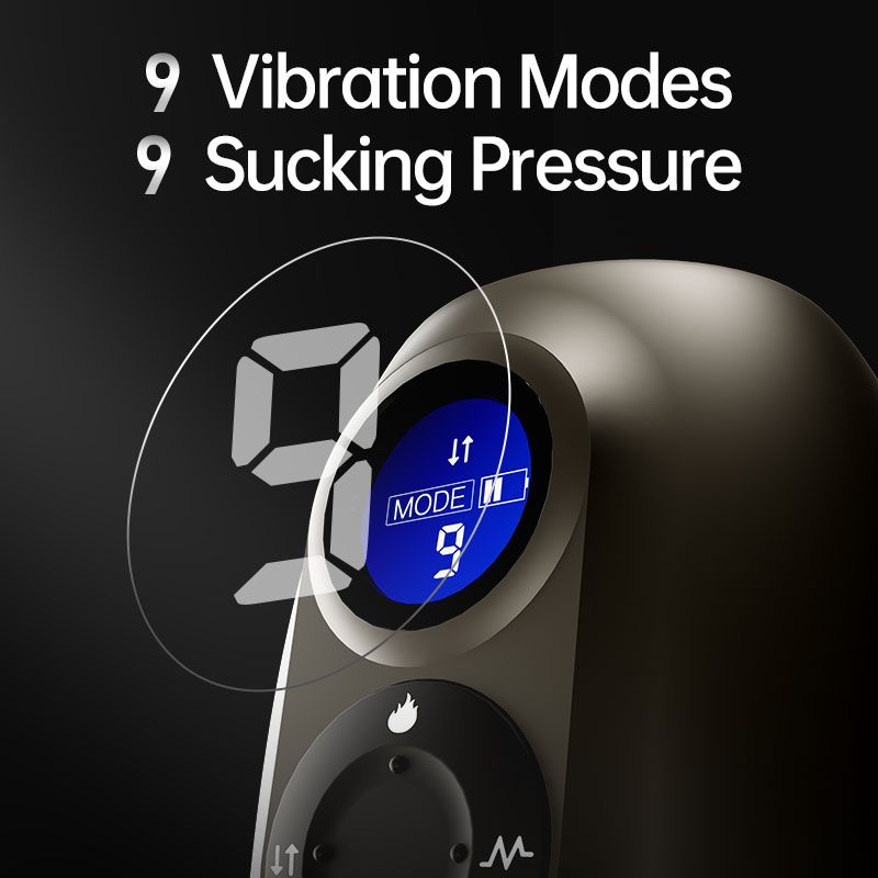 Atom Electronic Masturbator-AC02-BLK
