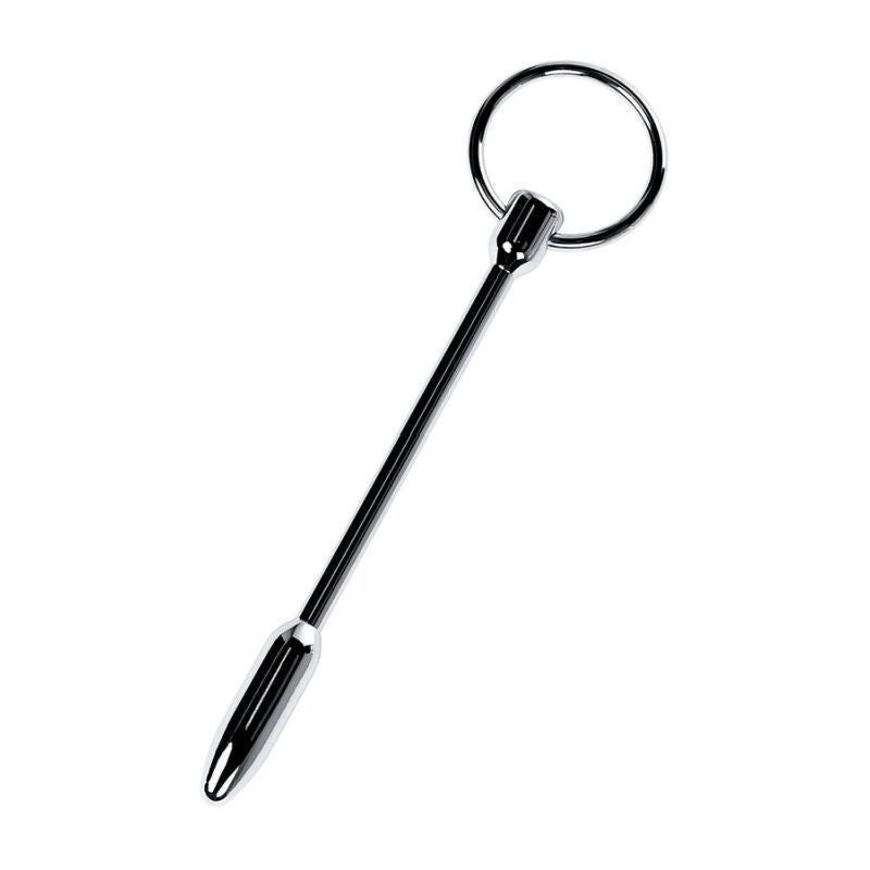 Silver Metal Urethral Plug w Ring-717317