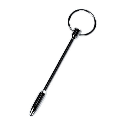 Silver Metal Urethral Plug w Ring-717317