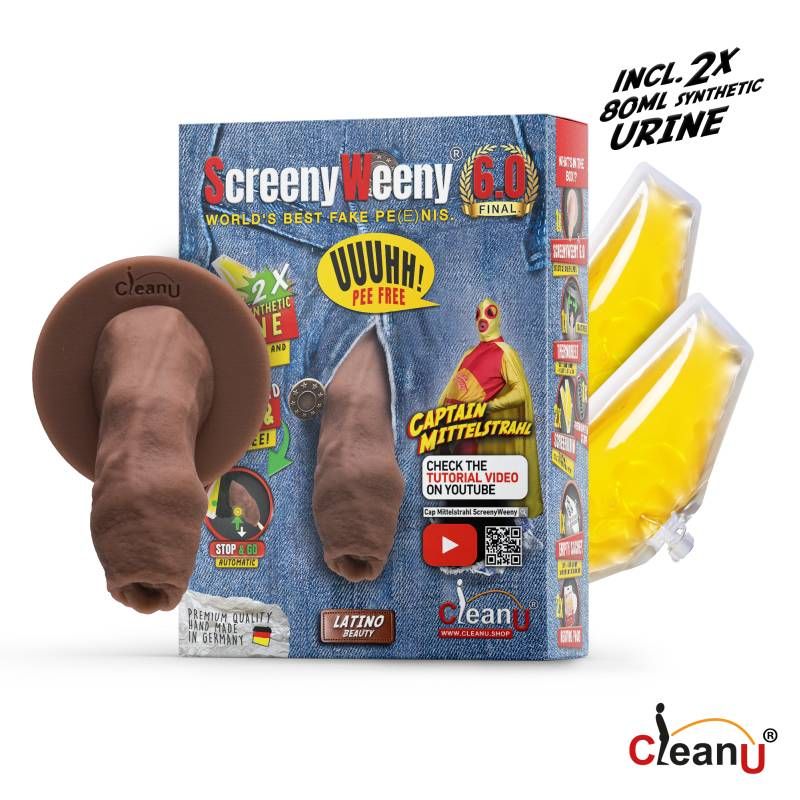 Screeny Weeny 6.0 Uncut Latino Brown-001-4-A-SW6