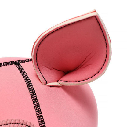 Neoprene Pig Mask Pink-HW-HB01007-PNK