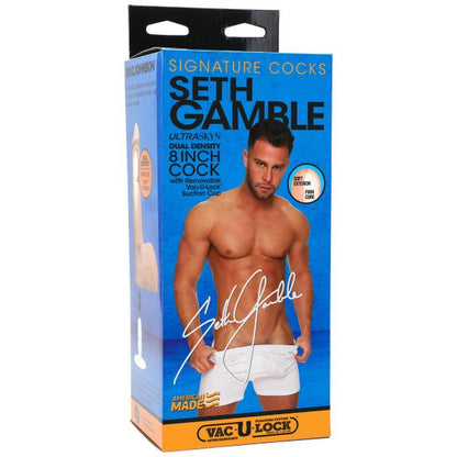 Seth Gamble Ultraskyn Cock Vanilla 8in-8160-20-BX