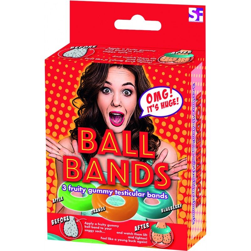 Ball Bands Gummy Cock Ring-SF-FD12