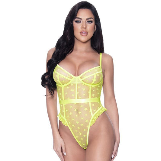High Leg Star Teddy-M317-LIM-LRG