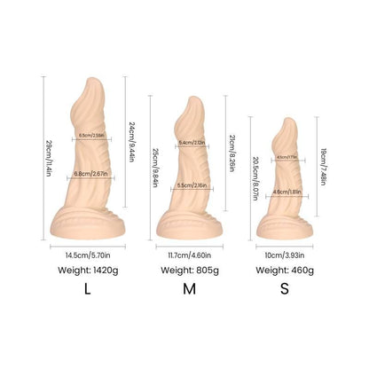 Sphinx Liquid Silicone Dildo Medium-23021-BEIG-M