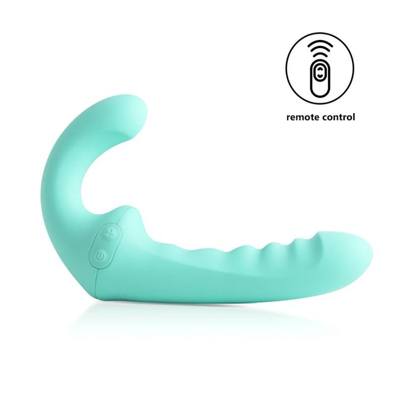 VibraTwin Rechargeable Come Hither Strapless Strap On with Remote-ARS-L0100AVT