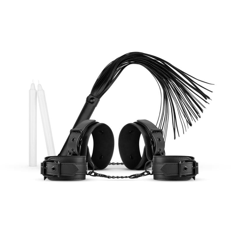 Kinky Bondage Set 5 Pc Black-BF013BLK
