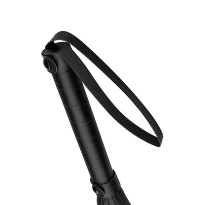 Faux Leather Flogger Black-BF022BLK