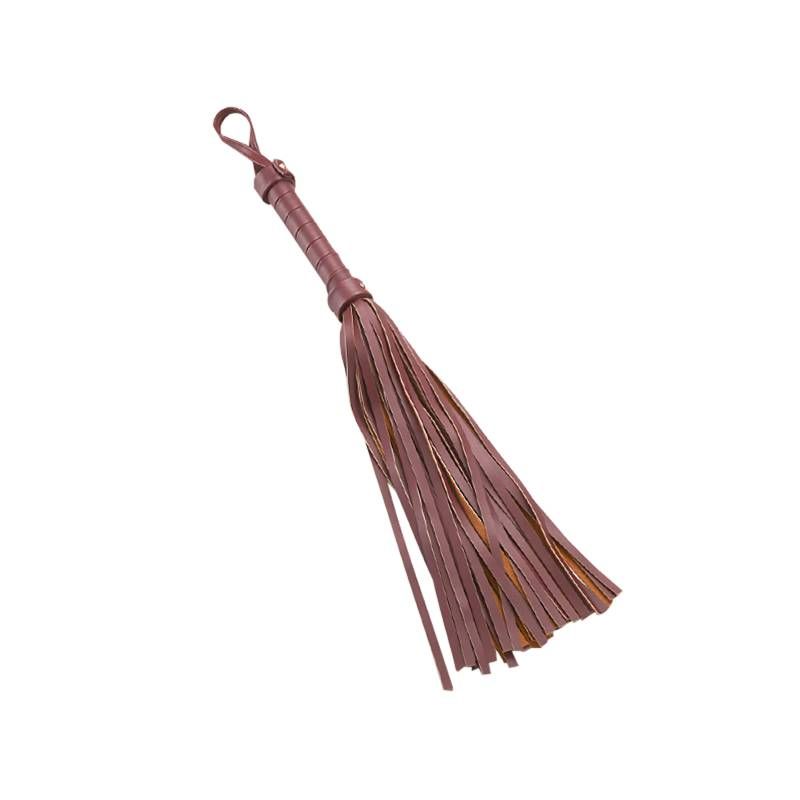 8 Pc Deluxe Bondage Play Kit Burgundy Gold-ZW-077A
