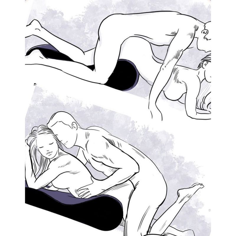Large Inflatable Mini Sex Positioning Mattress-PF3206