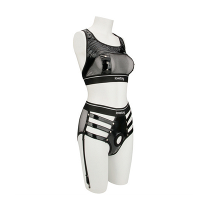 Rebellion Reign Iconic Harness Strap on Set M/L-LV781001B