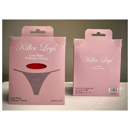 Mesh Net G-String White-BRF001N-WHT-O/S