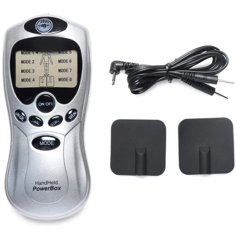 Zeus Handheld 8 Mode Power Box with Black Pads-AC204