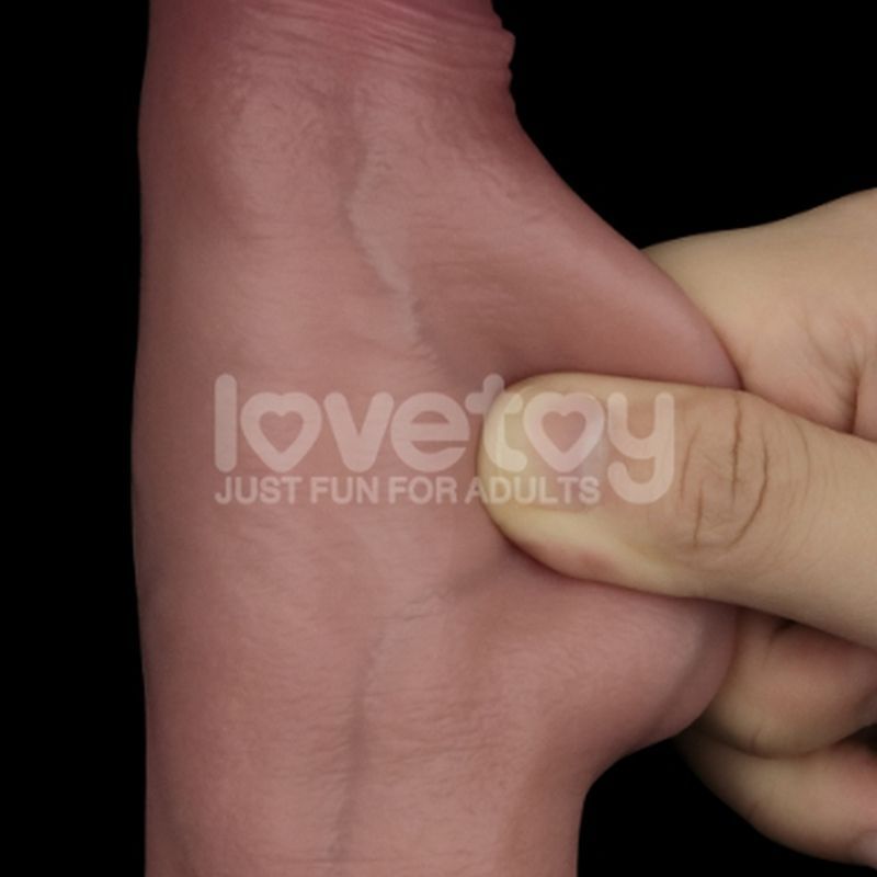Sliding Skin Pro Dual Layer Silicone Dong 8.5in-LV417102