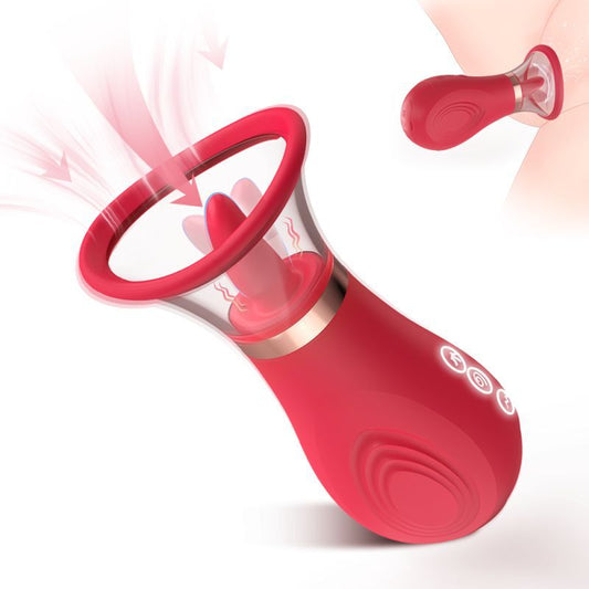 3-in-1 Sucking Licking Tickling Stimulator-SHD-S552