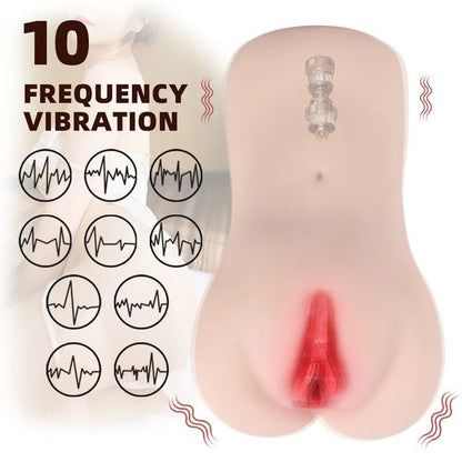 Eden Vibrating Vaginal Masturbator-SQ-MA60070V