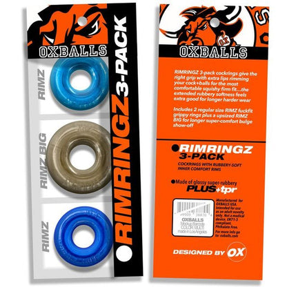 RimRingz 3 Pc Multi Size Blue-OX-3206-COL