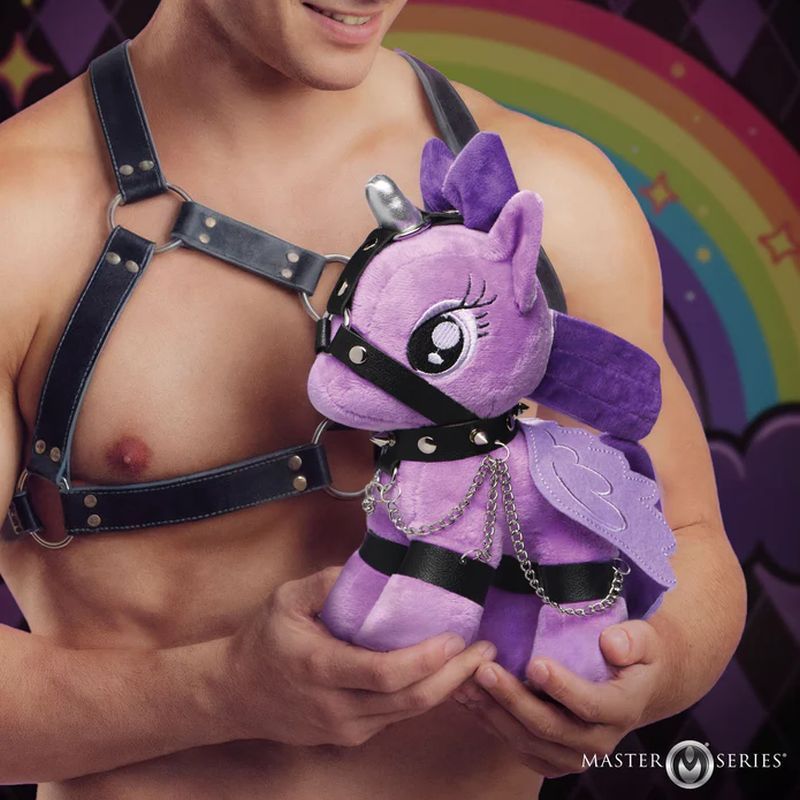 Raven Plum Bondage Pony-AH821-PPL