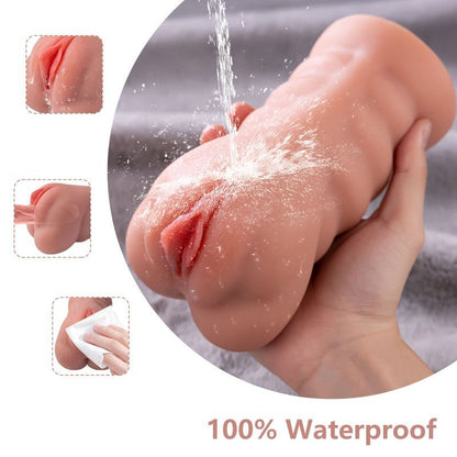 Ramar Realistic Vibrating Anal Vaginal Masturbator-SQ-MA60128V