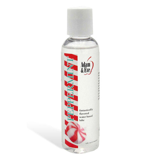 Adam & Eve PEPPERMINT Lubricant - Mint Flavoured Water Based Lubricant - 118 ml Bottle-300R 0740