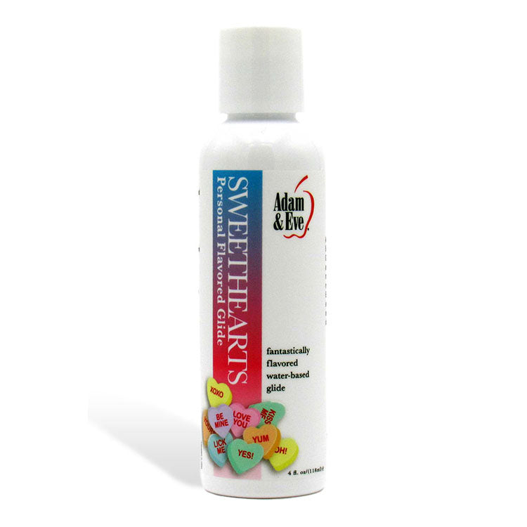 Adam & Eve SWEETHEARTS Lubricant - Candy Flavoured Water Based Lubricant - 118 ml Bottle-300R 2942