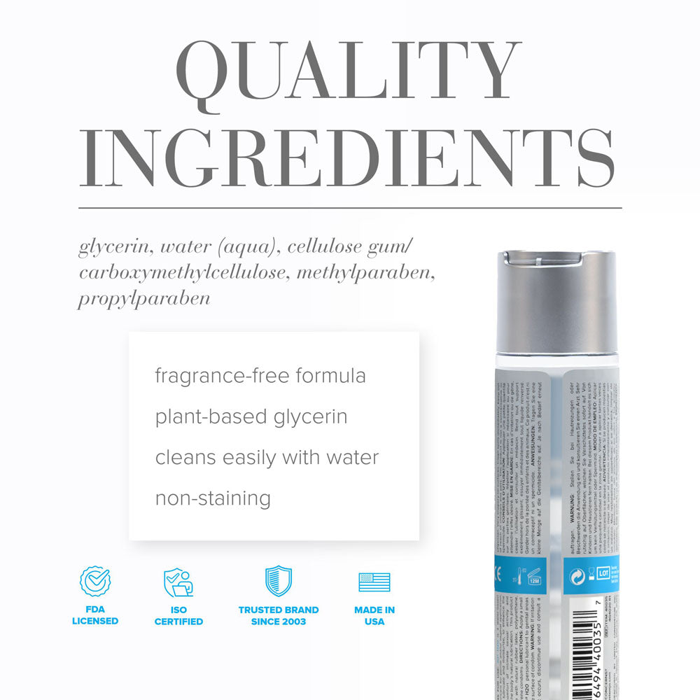 JO H2O Original Lube - 60 mL - Water Based Lubricant - 60 ml Bottle-40034