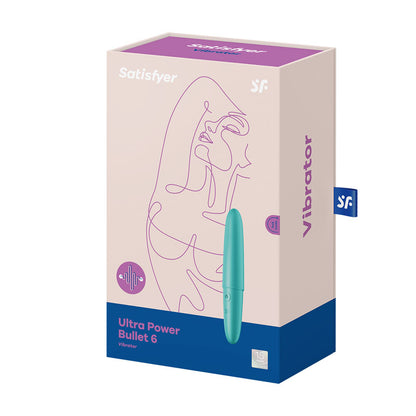 Satisfyer Ultra Power Bullet 6 - Turquoise USB Rechargeable