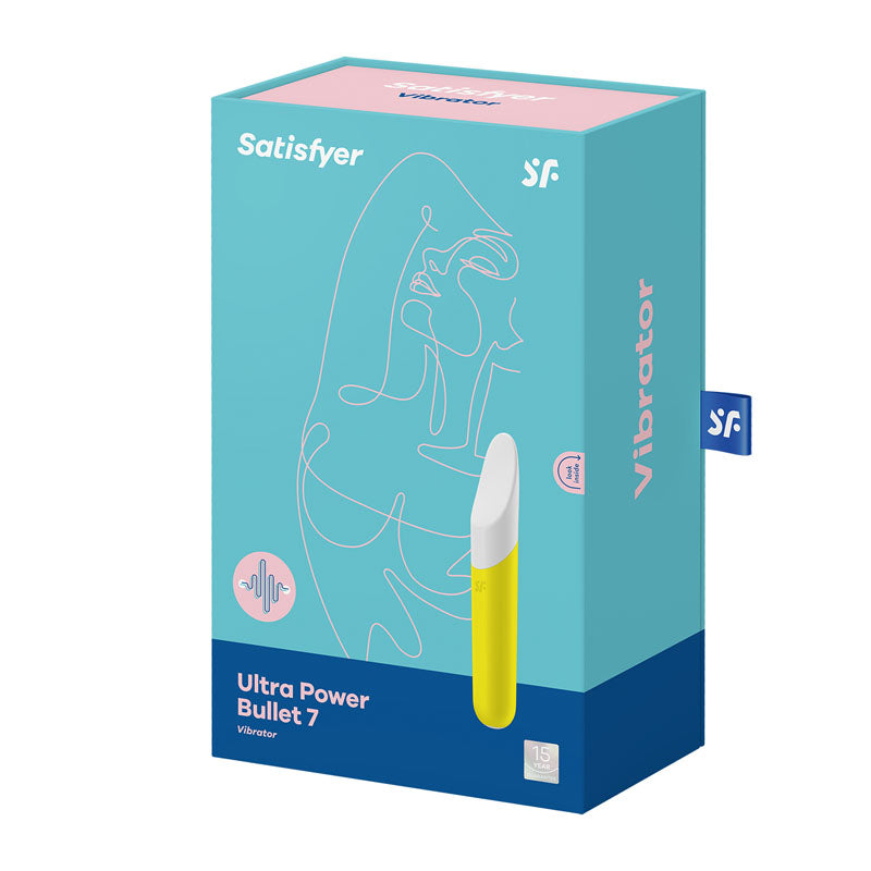 Satisfyer Ultra Power Bullet 7 - Yellow USB Rechargeable