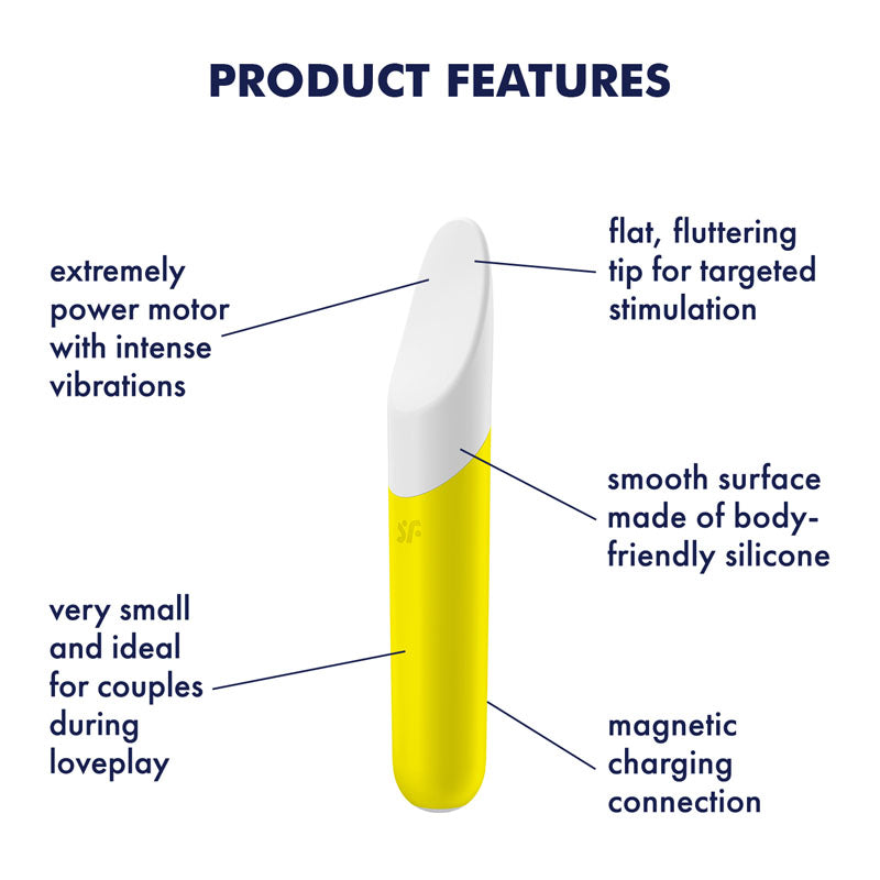 Satisfyer Ultra Power Bullet 7 - Yellow USB Rechargeable