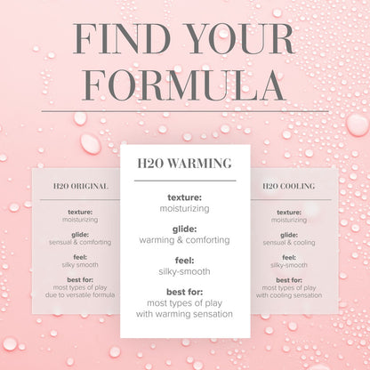 JO H2O Warming Lube - 120 mL - Water Based Warming Lubricant - 120 ml Bottle-40079