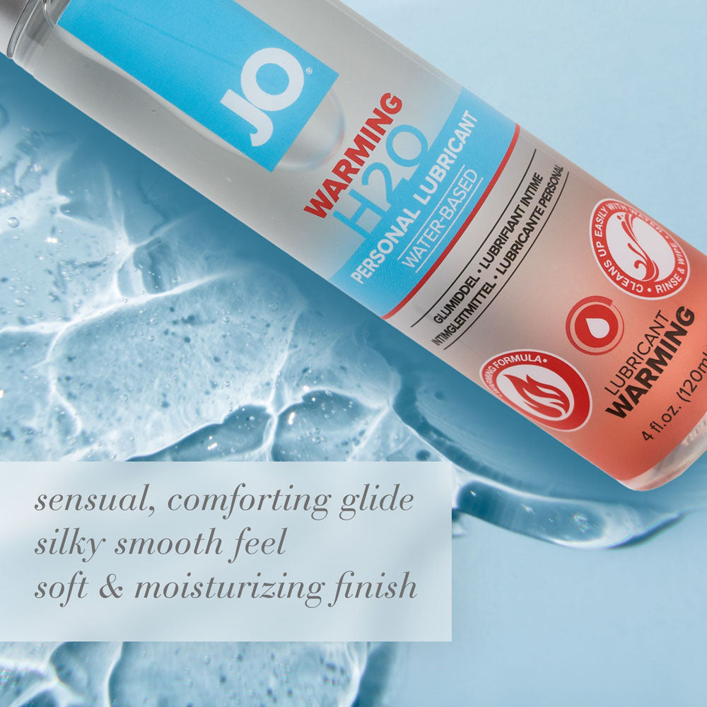 JO H2O Warming Lube - 60 mL - Water Based Warming Lubricant - 60 ml Bottle-40080