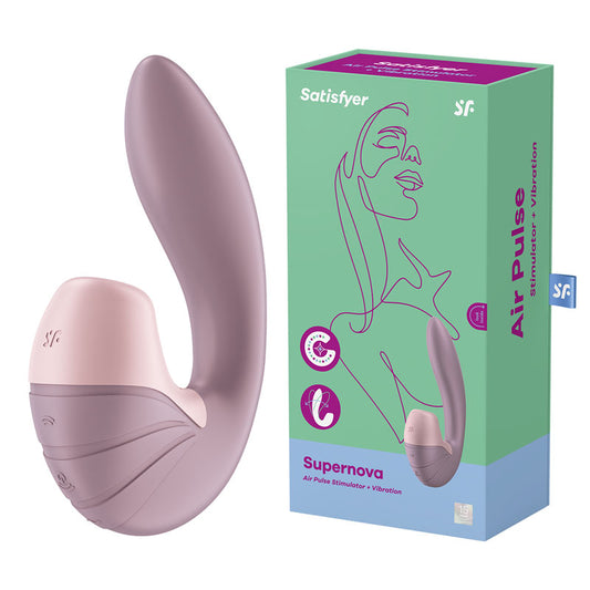 Satisfyer Supernova - Old Rose USB Rechargeable Air Pulsation Vibrator