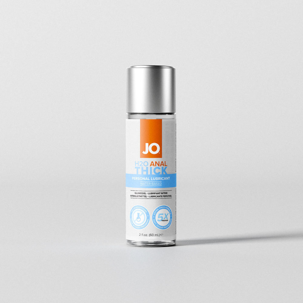 JO H2O Anal Thick Lube - 60 mL - Thick Water Based Anal Lubricant - 60 ml Bottle-40112
