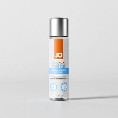 JO H2O Anal Thick Lube - 120 mL - Thick Water Based Anal Lubricant - 120 ml Bottle-40113