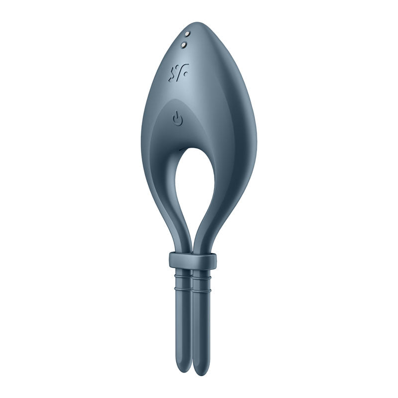 Satisfyer Bullseye - Navy Vibrating Adjustable Lasso Cock Ring
