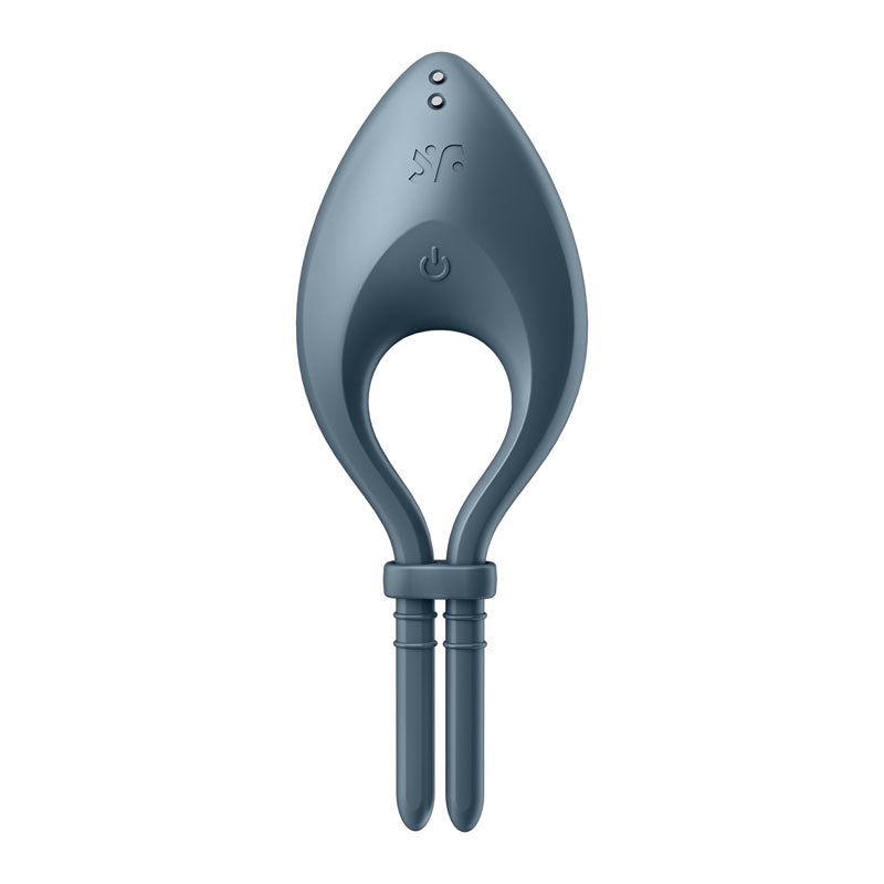 Satisfyer Bullseye - Navy Vibrating Adjustable Lasso Cock Ring