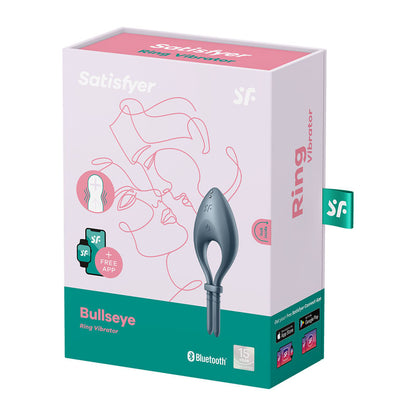 Satisfyer Bullseye - Navy Vibrating Adjustable Lasso Cock Ring