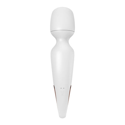 Satisfyer Wand-erland - White - White/Rose Gold USB Rechargeable Massage Wand-4018577