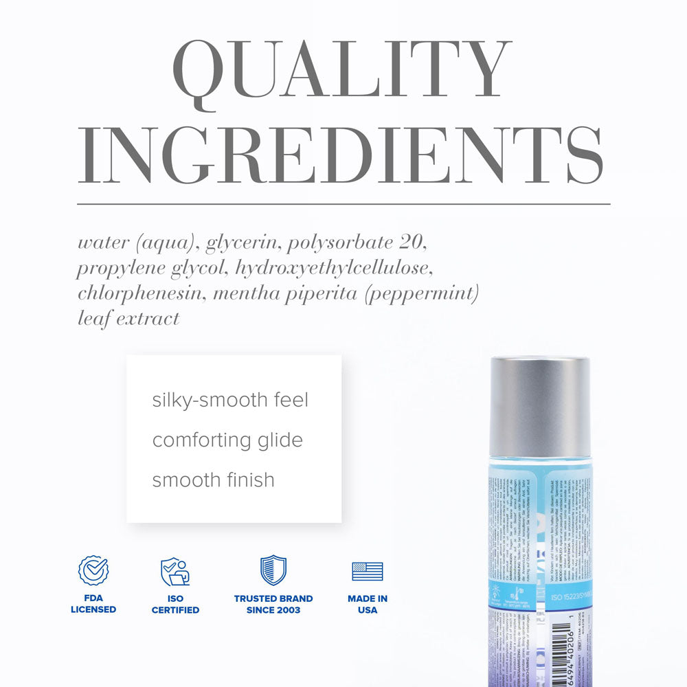 JO H2O Cooling Lube - 60 mL - Water Based Cooling Lubricant - 60 ml Bottle-40206