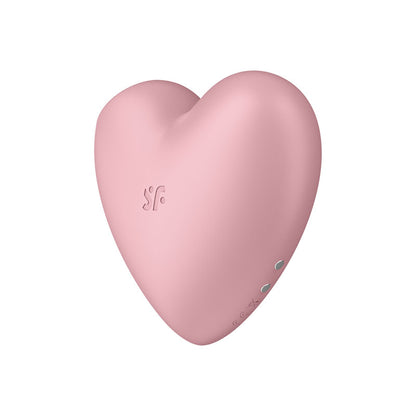 Satisfyer Cutie Heart - Light Pink - Light Pink USB Rechargeable Air Pulsation Stimulator with Vibration-4037264