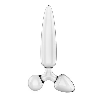 Satisfyer Triple Crystal 1 - Clear - Clear Glass 3-in-1 Butt Plug-4045689
