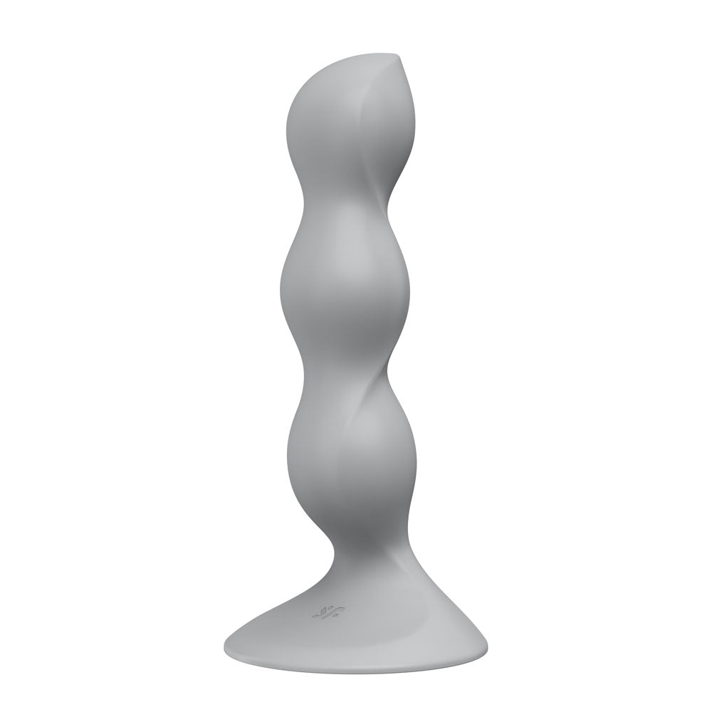 Satisfyer Triple Ball-R - Grey - Grey Beaded Anal Plug-4048659