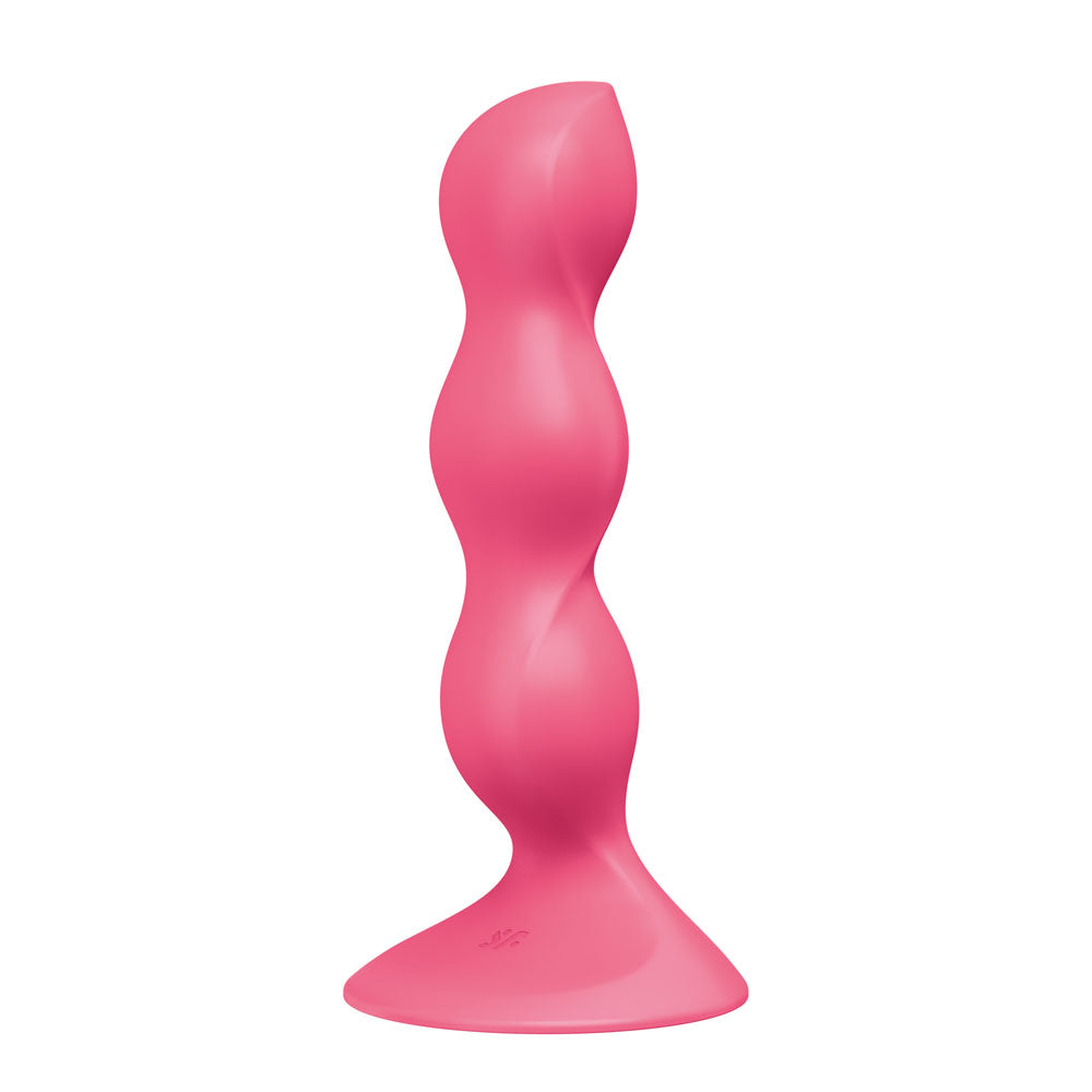 Satisfyer Triple Ball-R - Red - Red Beaded Anal Plug-4048666