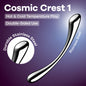 Satisfyer Cosmic Crest 1 - Chrome Steel 24 cm Dildo-4066967