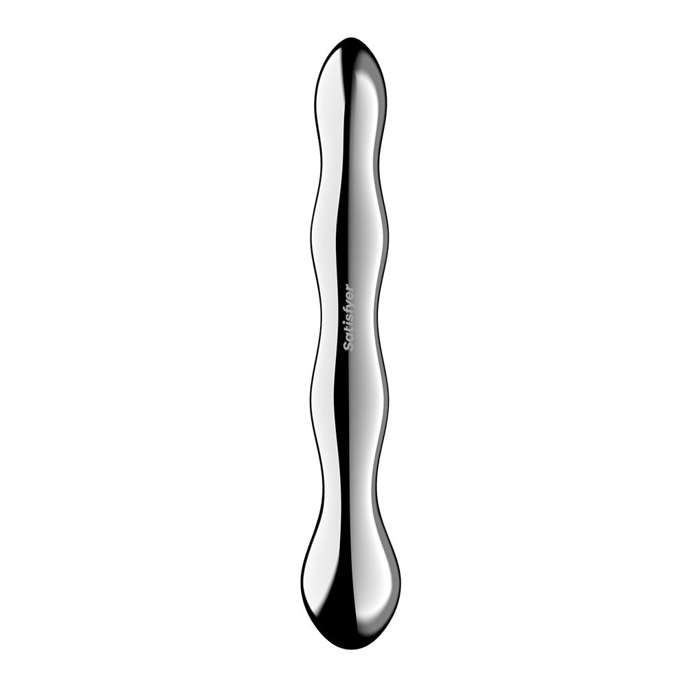 Satisfyer Cosmic Crest 2 - Chrome Steel 20.5 cm Dildo-4066974