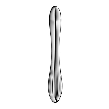 Satisfyer Pure Gravity 1 - Chrome Steel 22 cm Dildo-4066981