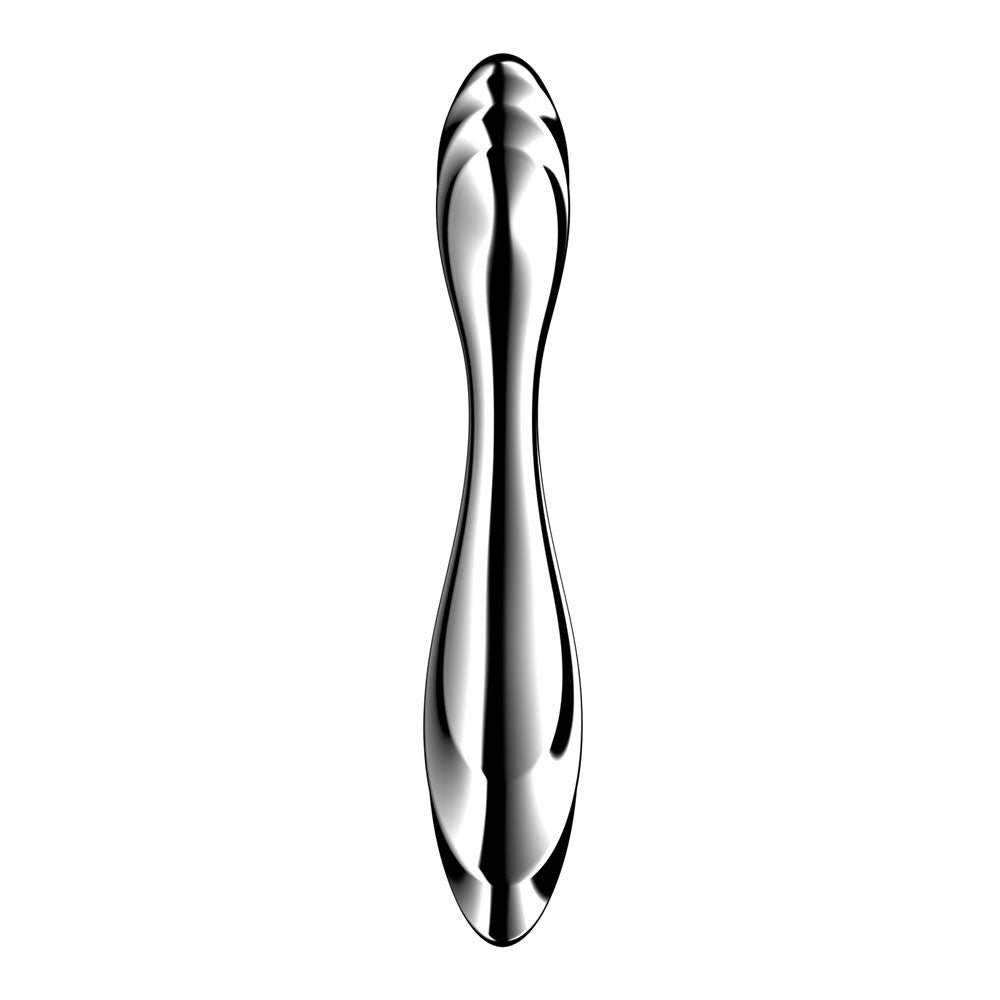 Satisfyer Pure Gravity 2 - Chrome Steel 21 cm Dildo-4067001
