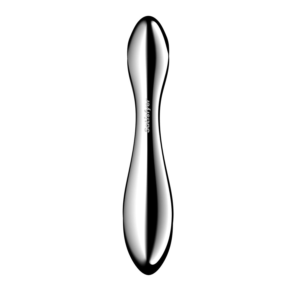 Satisfyer Pure Gravity 2 - Chrome Steel 21 cm Dildo-4067001